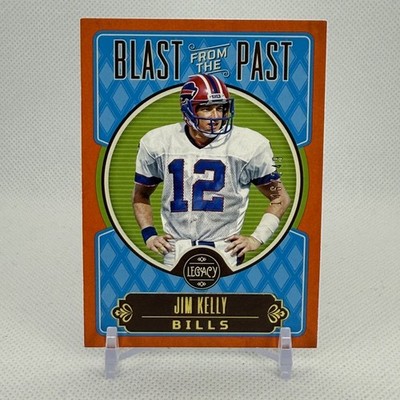 2023 Jim Kelly Legacy Orange Blast from the Past #BP-9, QB, NFL, HoF  146/249