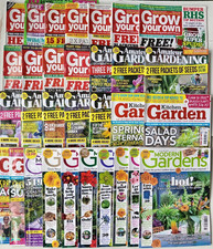 Various Gardening  Magazines Modern Gardens Grow your Own etc SELECT ISSUES
