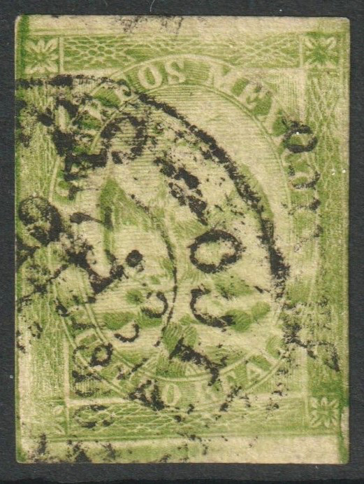 ga24 #24 t-5 4R Mexico 117. 1866 plate crack at lower right  VF est $60-100