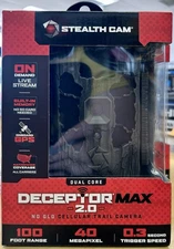Stealth Cam Deceptor Max 2.0 No Glo Cellular Trail Camera STC-DCPTRX2 40MP
