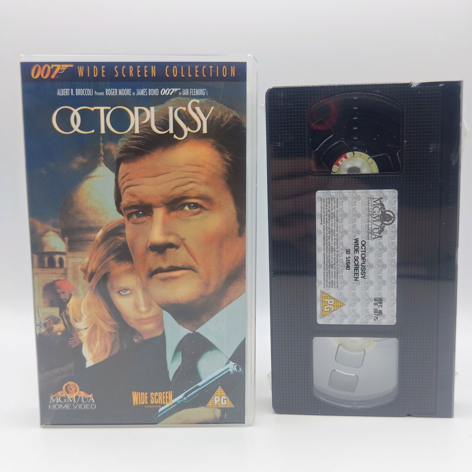 James Bond Octopussy Widescreen Edition VHS 007 New and Sealed Video Tape (1983)