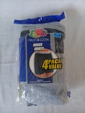 Vintage 2004 Fruit of The Loom Boxer Briefs Size Large 38-40" New 4 Pack