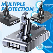 LED-Anzeige 9000mAh Akku Für Dyson V6 V7 V8 Animal Absolute Staubsauger Li-Ion