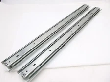 Pair Accuride Heavy Duty Drawer Slide w/Lock Out & Lever Disconnect 3607-24D