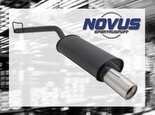 NOVUS Sportauspuff Gruppe N ESD 1x 90mm für RENAULT CLIO I Typ B