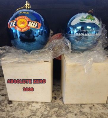 Two 2008 Consol Mining Award Christmas Ornaments.. Plastic.  New Rare
