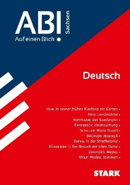 STARK Deutsch - Abi - Auf einen Blick! 2026 Sachsen - Taschenbuch - Bild 2
