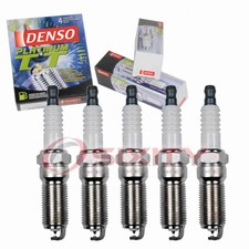 5 pc Denso Platinum TT Spark Plugs for 2007-2008 Isuzu i-370 3.7L L5 hx