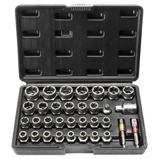 Bolt Extractor Set 29-Piece Bolt and Nut Remover Set with Storage Case