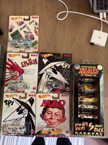 Hot Wheels- MAD Collection- 10 Cars In All