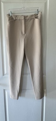 Express Editor Women's Cropped Ankle Dress Pants Tan/Khaki Size 10R Office Work