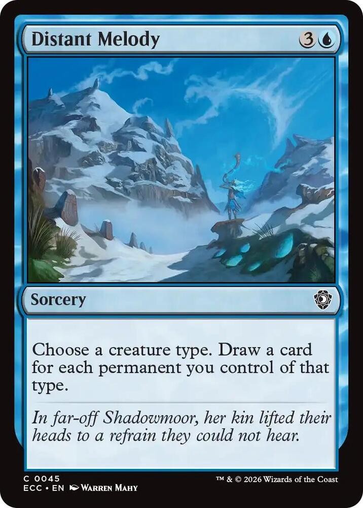 Distant Melody MTG Commander: Lorwyn Eclipsed 45 C NM