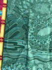 Vintage Must de Cartier Paris Dragon Silk Scarf Green Red Gold Asian Motif 34” — photo 8