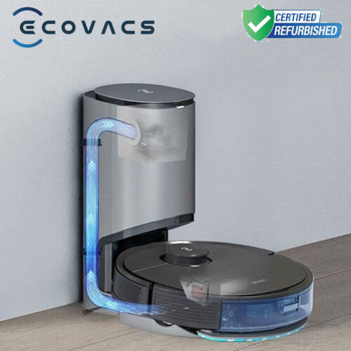 ECOVACS Deebot T8 AIVI+ Robot Vacuum Mop Cleaner Self-emptying Alexa Refurbish - Foto 1 di 10