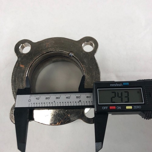 Brida de banda en V de 3" a GT35 GT3582 4 pernos turbo cargador brida adaptador de conversión - Imagen 5 de 8