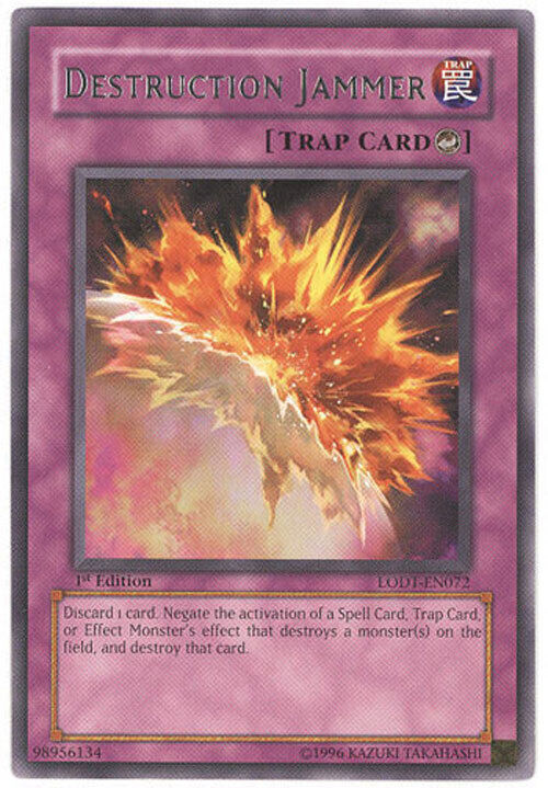 Yu-Gi-Oh Card - LODT-EN072 - DESTRUCTION JAMMER (rare) - NM Yu-Gi-Oh Card - LODT-EN072 - DESTRUCTION JAMMER (rare) - NM