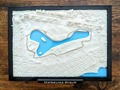Albert Park Australia F1 Melbourne Circuit Racing 3D Map - 第 1/5 張圖片