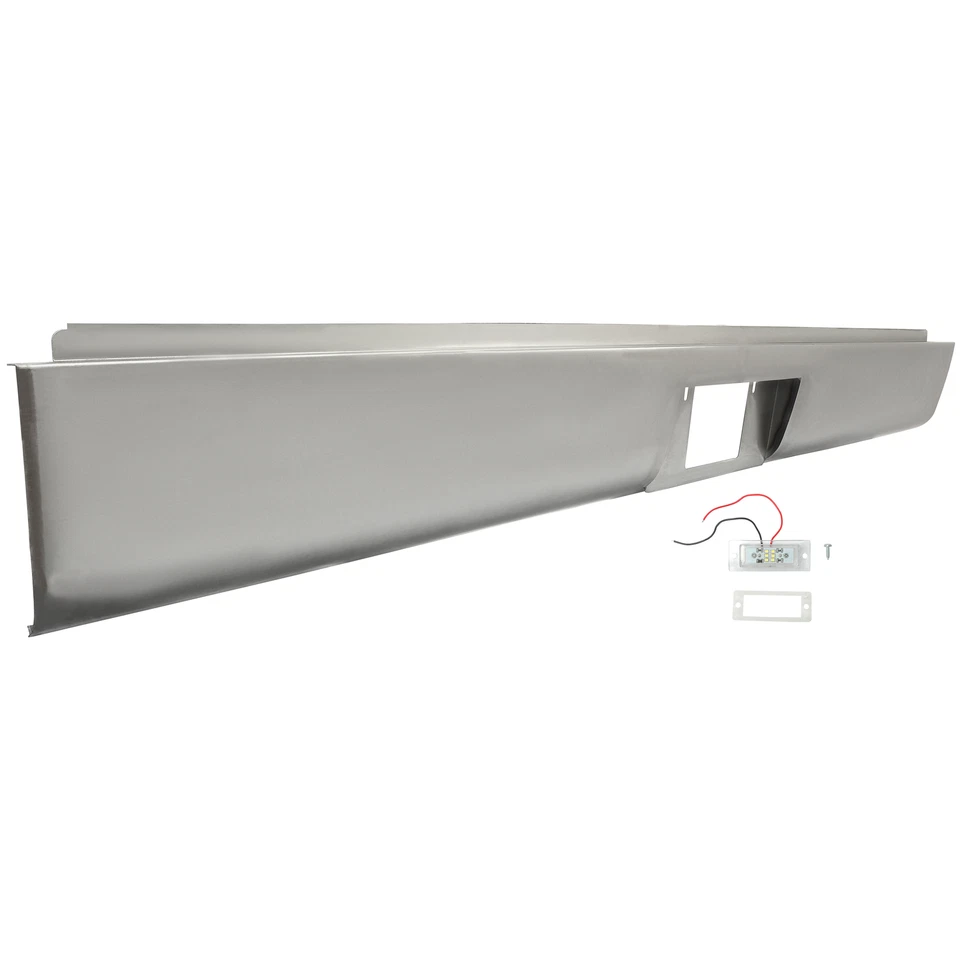 Soporte de matrícula Rollpan de acero ajuste ligero 72-93 Dodge D100 D150 D250 Foto 2 de 4