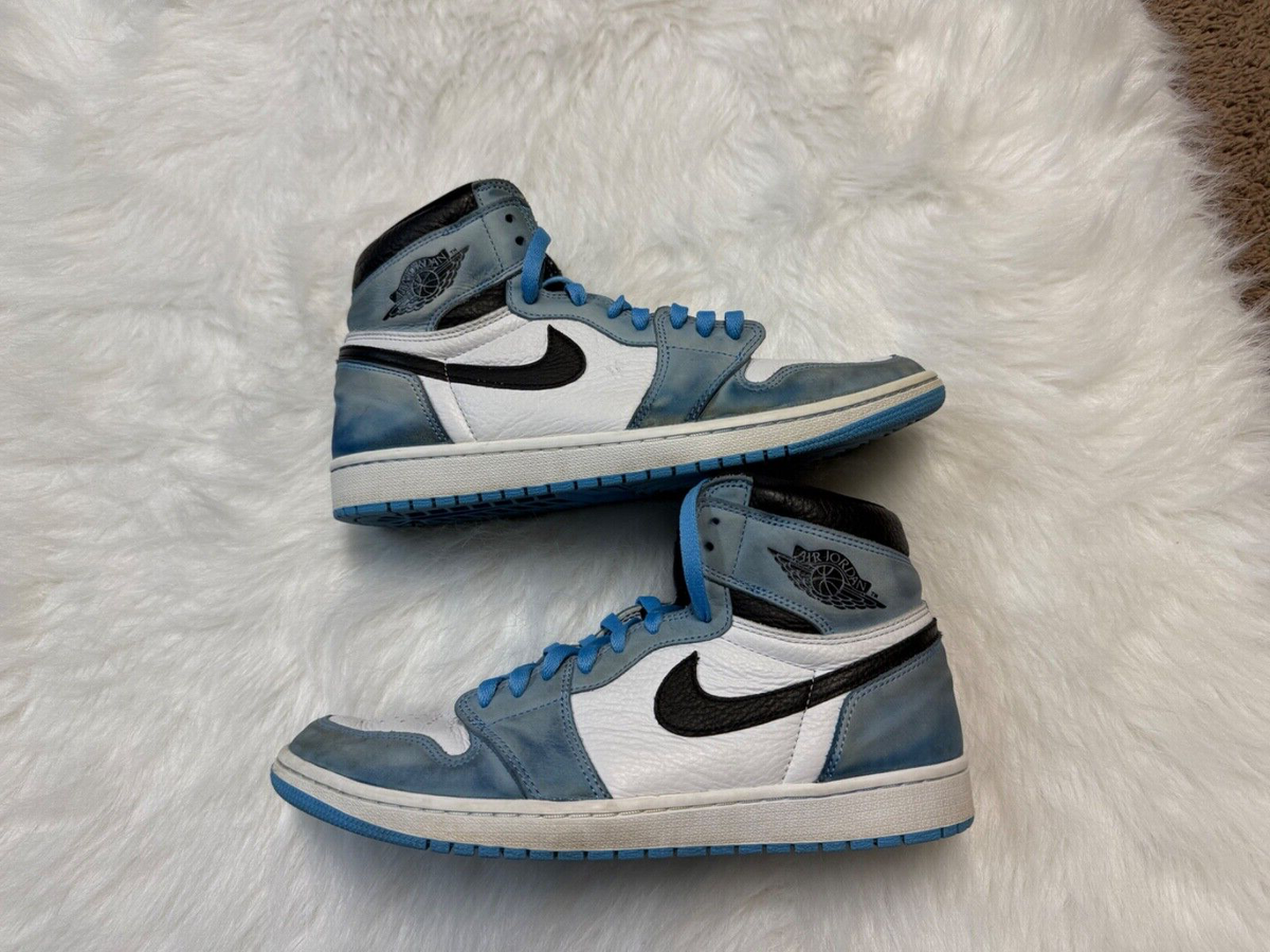 Nike Air Jordan 1 High OG University Blue Men's Size 11.5 Sneakers 555088-134 | eBay