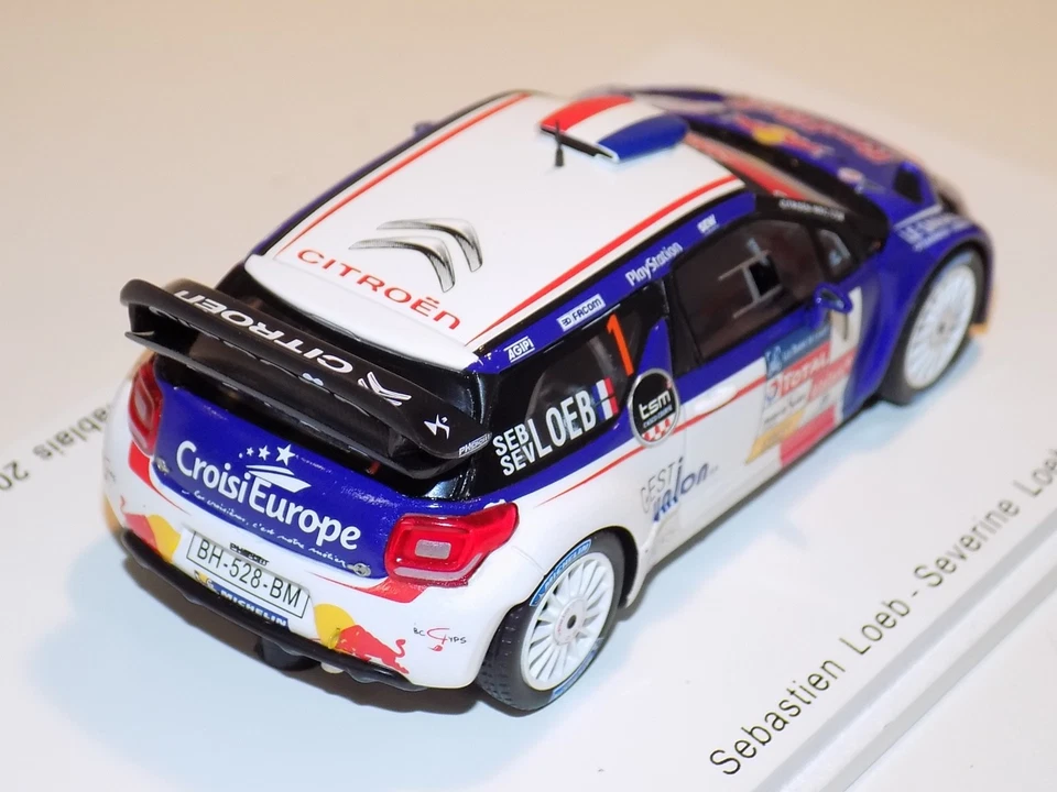 1/43 Spark Citroen DS3 автомобиля #1 победитель 2013 ралли Du Chablais SF068 - Изображение 2 из 3