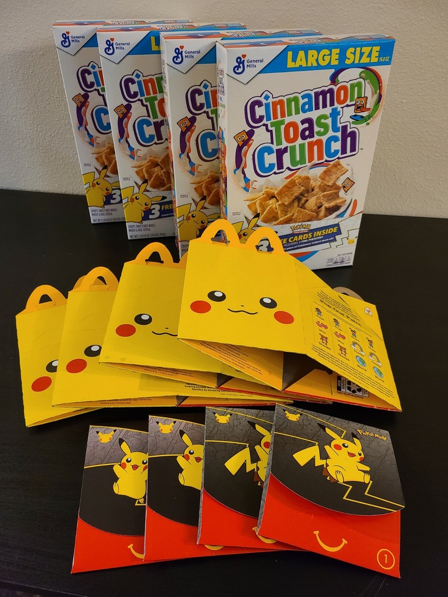 Pokémon 25th Anniversary Cinnamon Toast Crunch Cereal & McDonalds