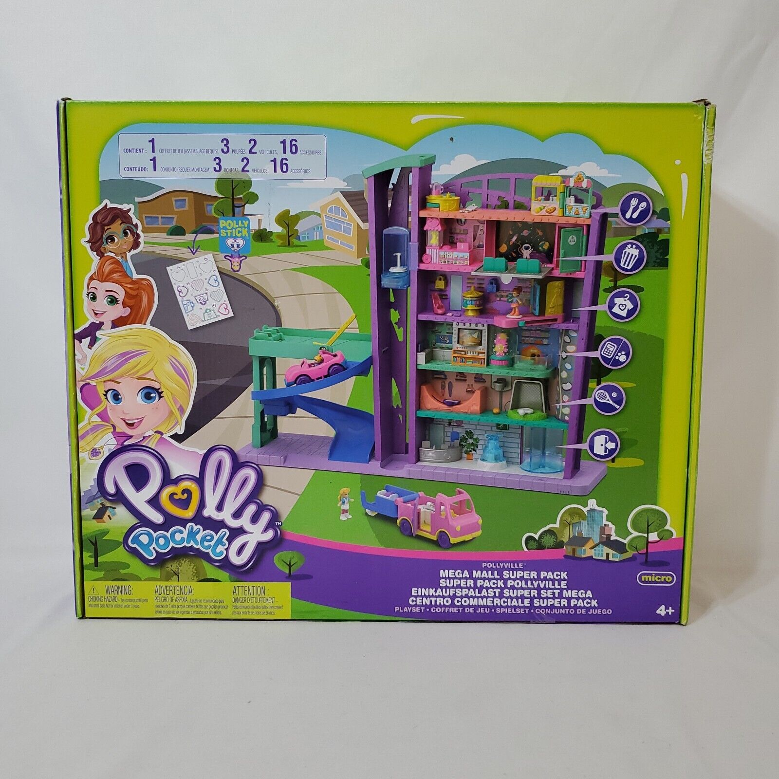 Micro Polly Pocket Pollyville Salão De Jogos GFP41 - Mattel