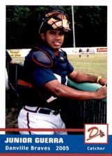 2005 Danville Braves Grandstand #13 Junior Guerra San Felix Venezuela VZ Card