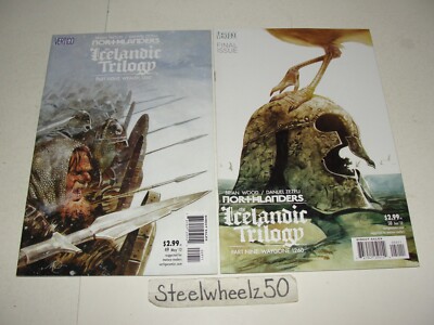 Northlanders #49 & 50 Comic Lot DC Vertigo 2012 FINAL ISSUE Icelandic Trilogy