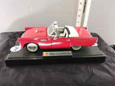 1955 Ford Thunderbird Convertible Diecast Toy Car 1:24 red