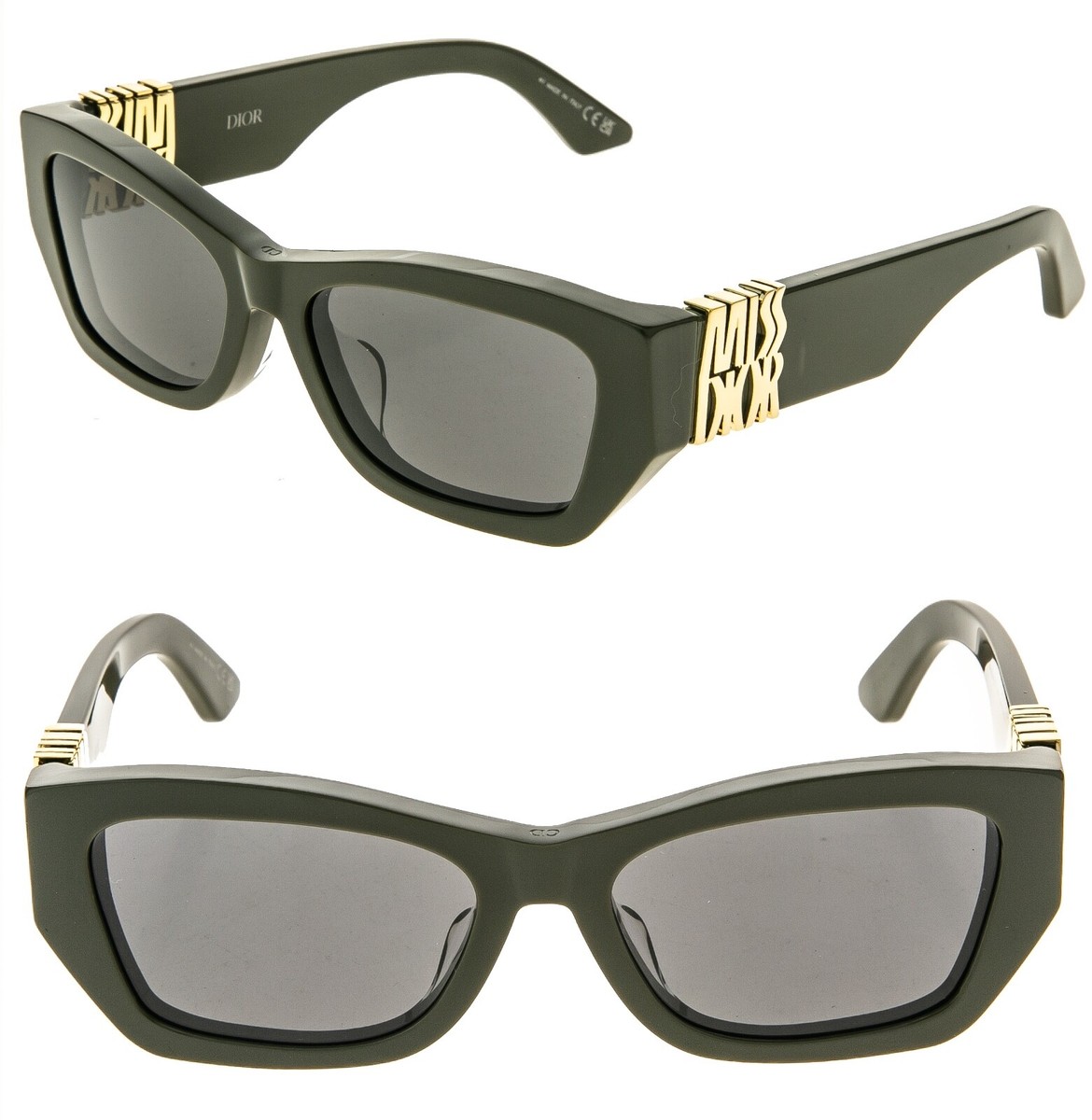 CHRISTIAN DIOR MISSDIOR Green Logo MISS S1F Fashion Sunglasses