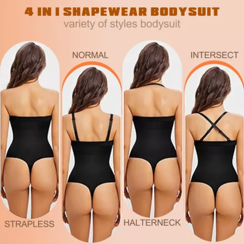 Traje para mujer sin tirantes de compresión con forma moldeador de cuerpo para el torso control de barriga - Imagen 7 de 31