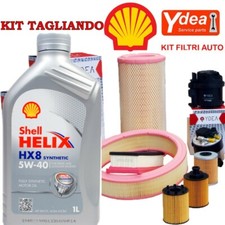 Cambio olio motore 5w40 Shell Helix Hx8   e Filtri  207 1.4 HDI 50KW/68CV (mot.D