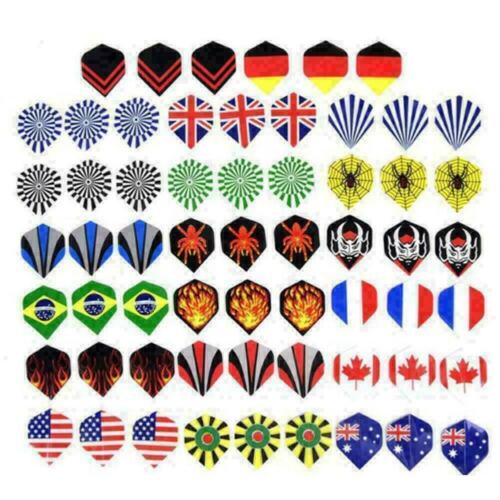 60Pcs 20-Pattern Dart PET Flights Multi-Styles Nice T4D4 Darts Profe Y0M3 Y5O4 V