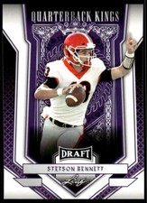 2023 Leaf Draft  93 Stetson Bennett  QB Kings Rc