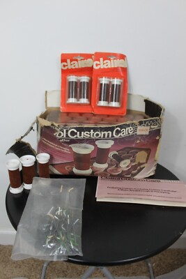 CLAIROL CUSTOM CARESETTER 1981 KF-20 Hot Rollers Lockenwickler Big Hair Denmark FUNKTIONIERT