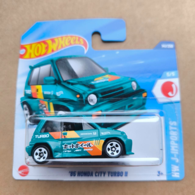 Hot Wheels 2025 HW J-IMPORTS 85 HONDA CIVIC TURBO II BLUE TH