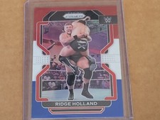 2022 Panini Prizm WWE #154 Ridge Holland Red White Blue Prizm Nmmt