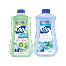 2 Pack Dial Foaming Antibacterial Hand Wash Refill Pear Spring Water 32oz ea 0.75 per fl oz