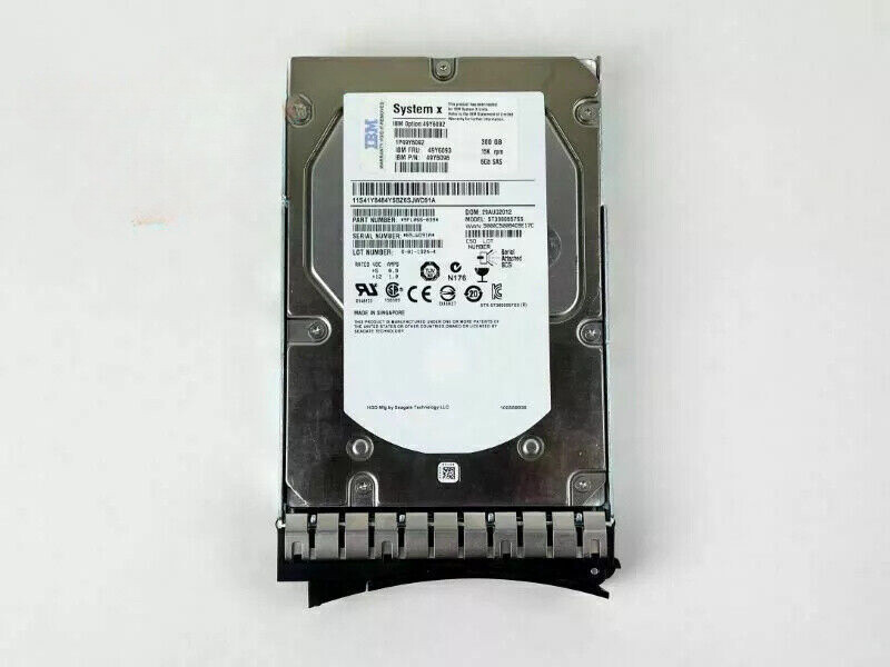 レノボ・ジャパン旧IBM 450GB 15K 6Gbps SAS 3.5型 Gen2 HS HDD 49Y6097 i8my1cf IBM 49Y6093 49Y6092 49Y6096 300GB 15K 6G 3.5
