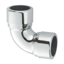 Mcalpine Chrome Elbow Compression 35mm - Waste Elbow
