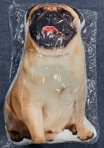pug shaped cushion