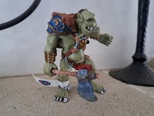 Papo Fantasy TROLL VERT monstre ogre médiéval avec figurine hache 