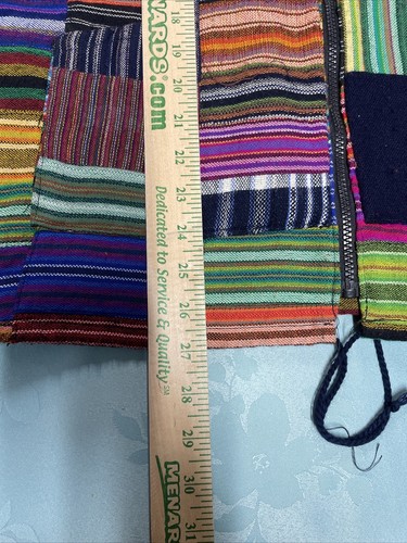 Patchwork Design Colorful Zip Jacket Size 2 - Picture 9 of 11