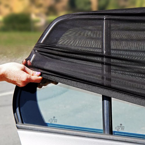 Car Rear Side Window Screen Mesh Cover Privacy Mosquito Bugs Net UV Protection - Picture 14 of 21