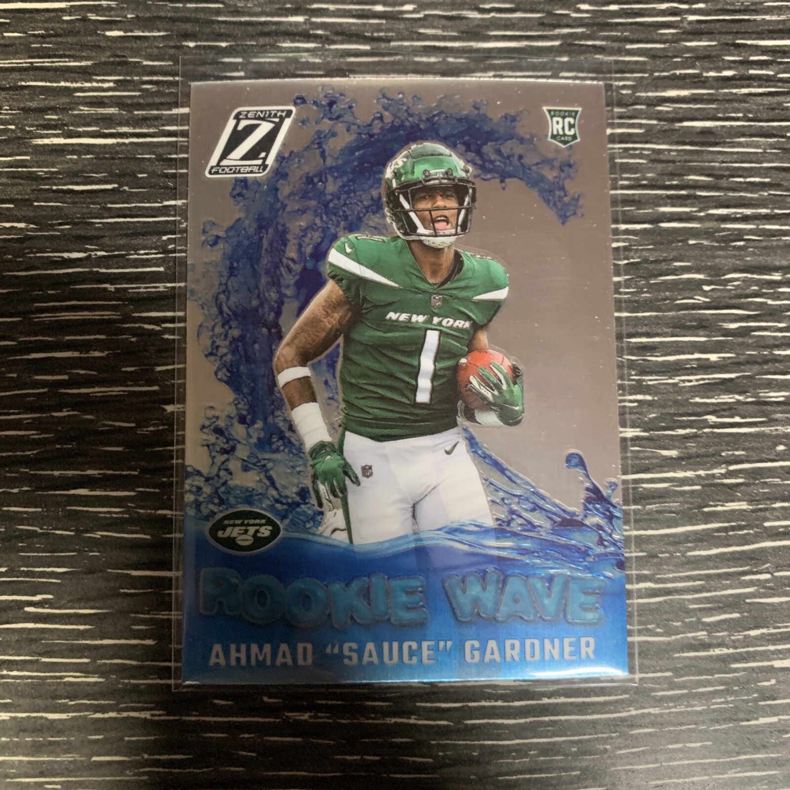 2022 Zenith Sauce Gardner Rookie Wave RC No. RW-AG Jets SSP 1BB