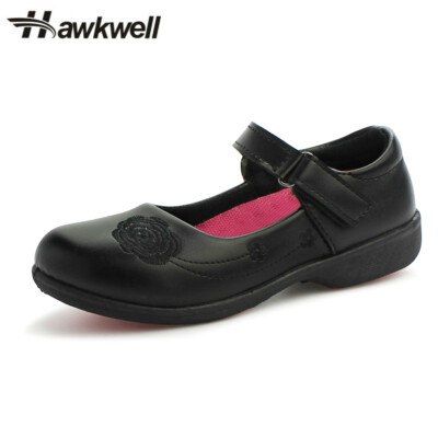 Hawkwell Girl/'s Mary Jane Flat School Uniform shoes Black Dress Oxford Toddler