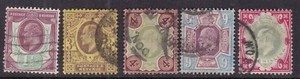 GREAT BRITAIN ^^^sc#129  138 RARER   ED  VII CLASSICS $ 1286.00@ x dco3406gb7