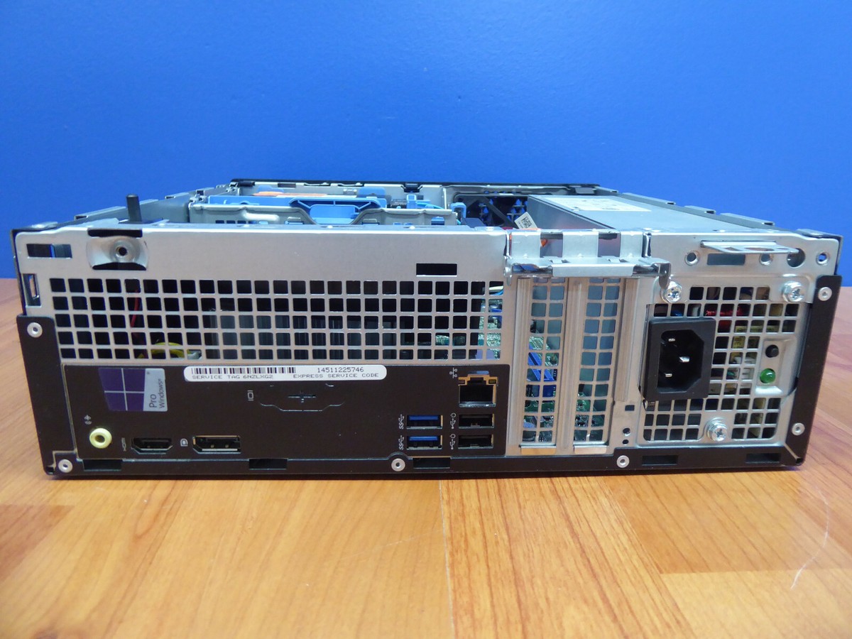 DELL OPTIPLEX 3040 SFF PC INTEL i3-6100 3.7GHz 8GB 256GB SSD
