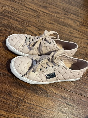 Guess women's lace up sneakers- Leather Sole | eBay