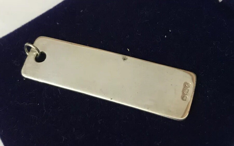 Hallmarked Solid Sterling Silver 925 Diamond Cut … - image 2